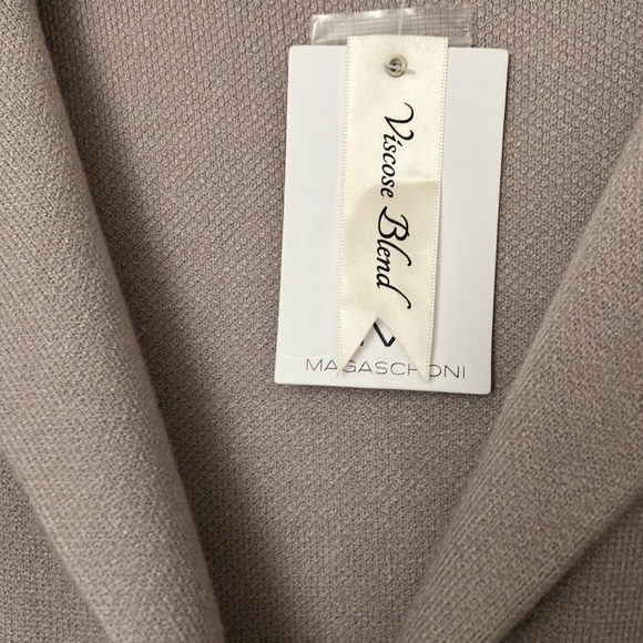 Magaschoni coat size XL taupe color - Picture 3 of 13